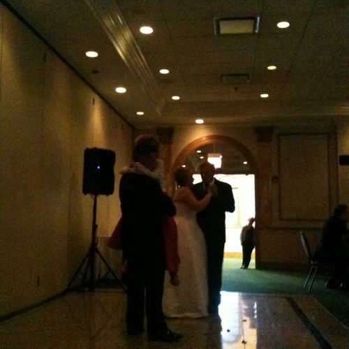 Special Father/Daughter dance at a wedding in Vill