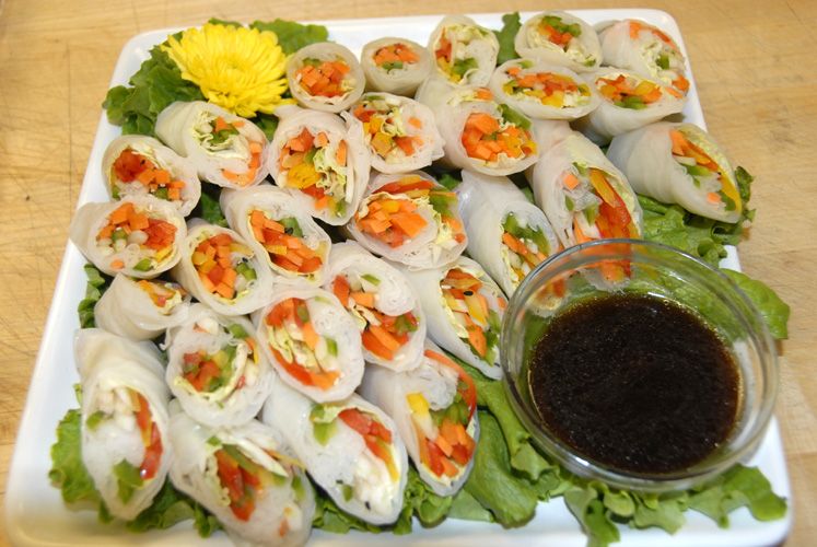 Asian Vegetable Wraps