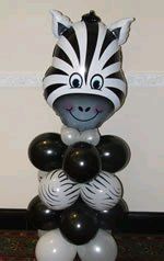 Zebra decor.