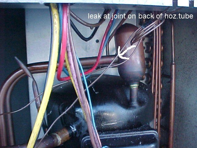 Freon leak repaired