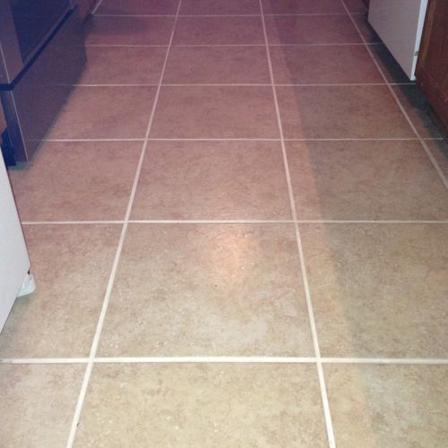 We clean tile and grout too! We can also re seal t
