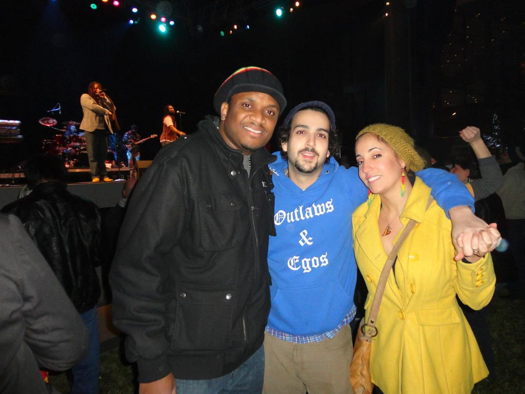 With friends after my set at AT&T Performing Arts 