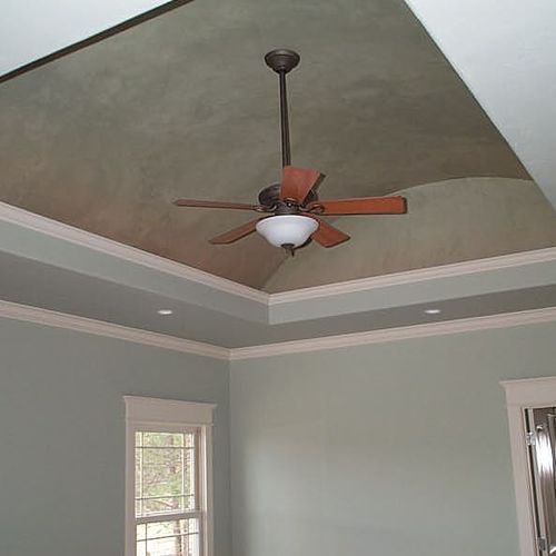 We can build you a cool barrel ceiling with hidden