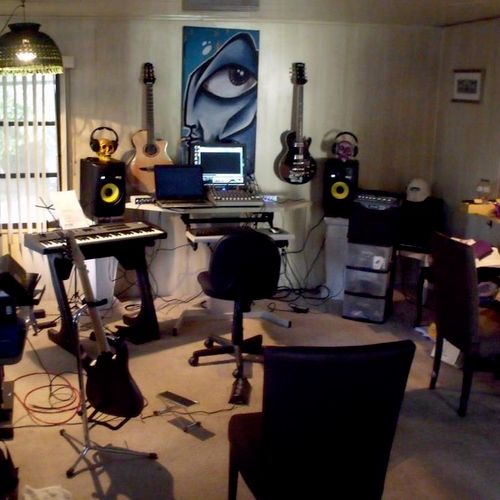 The studio.
