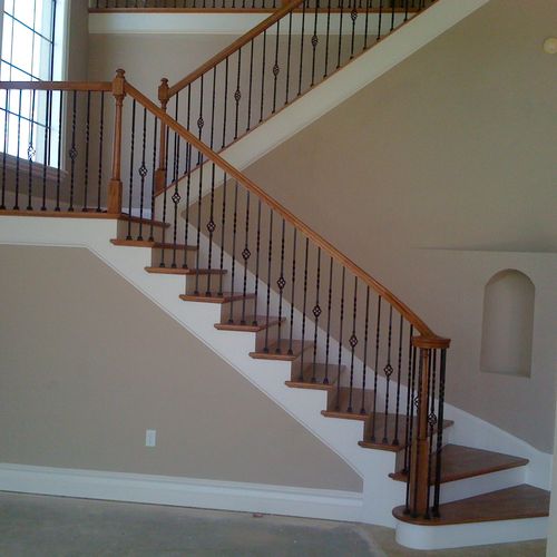 This is a Staircase I did for a Custom Home builde
