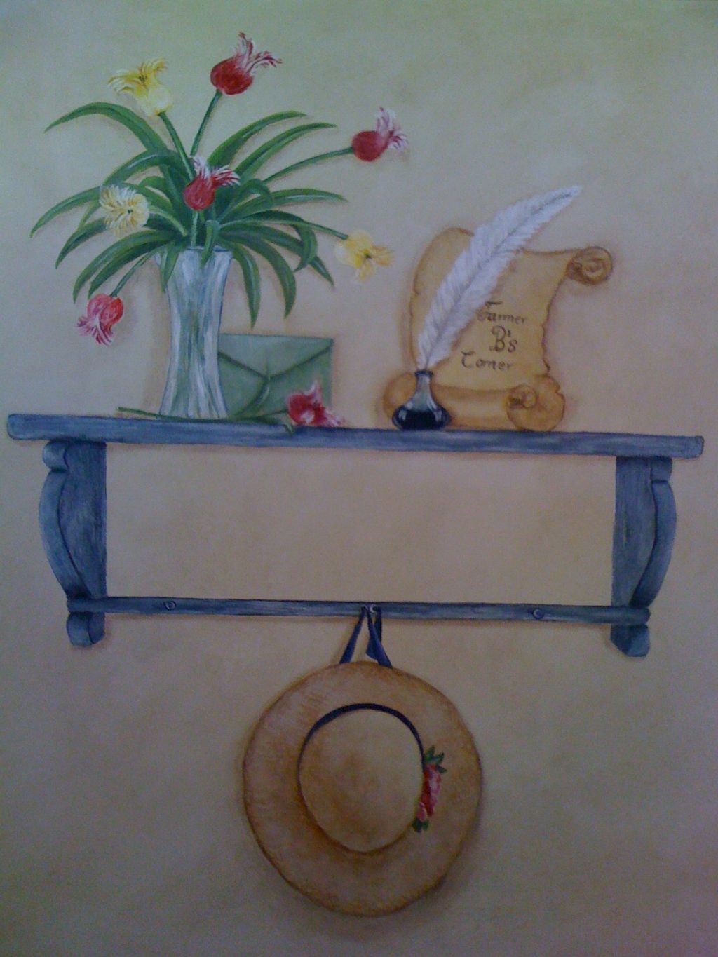 3D mural  for a hallway.