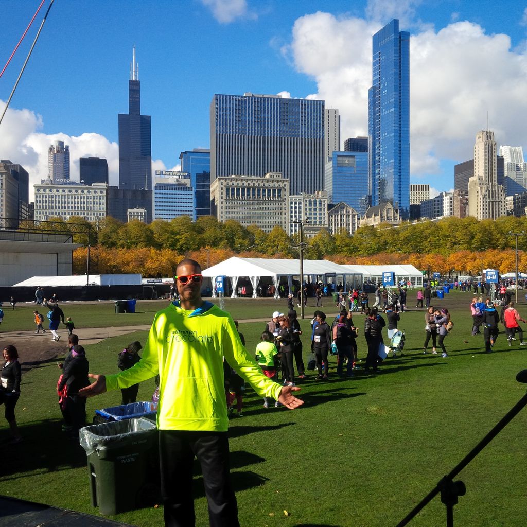 MC for Hot Chocolate Race, Chicago Nov. 3, 2013.