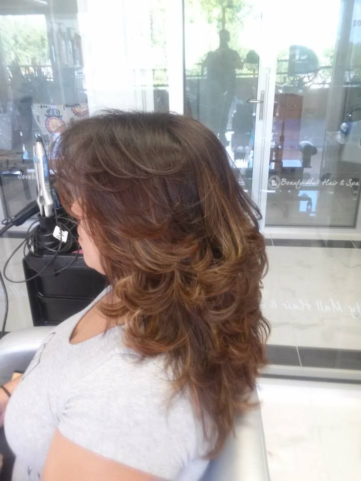 New cut, color and blow dry