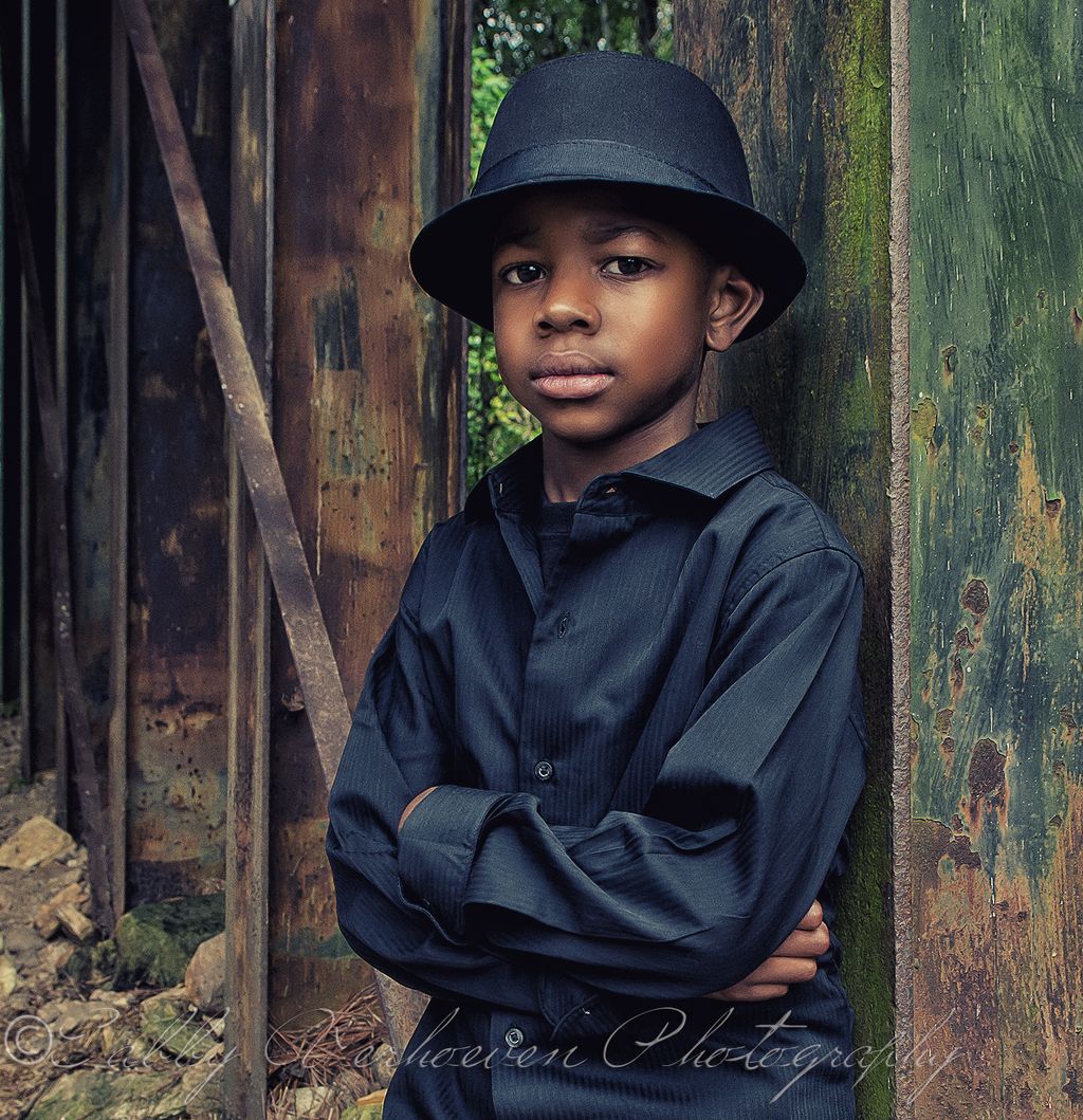 Child Portraits - The Thinker