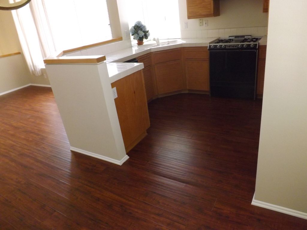 hardwood floor job
