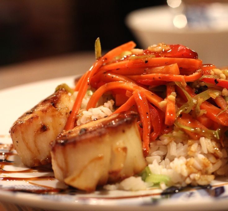 Sweet Soy Scallops