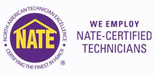 We employ N.A.T.E. Certified Technicians