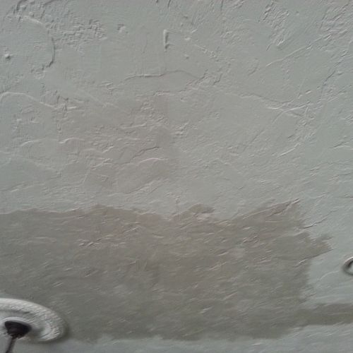 Drywall repair, with a Texas trowel