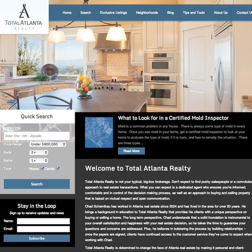 Total Atlanta Realty Website by Southern Web Group