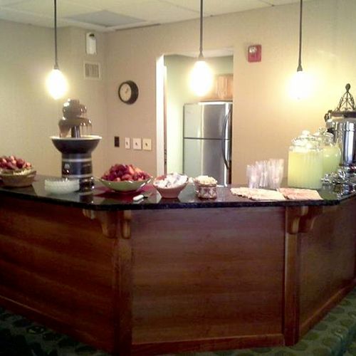 Open House with Desserts & Chocolate Fountain with