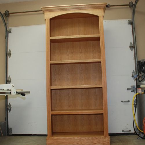 Custom built bookcase