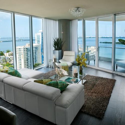 Miami Condo Living Room