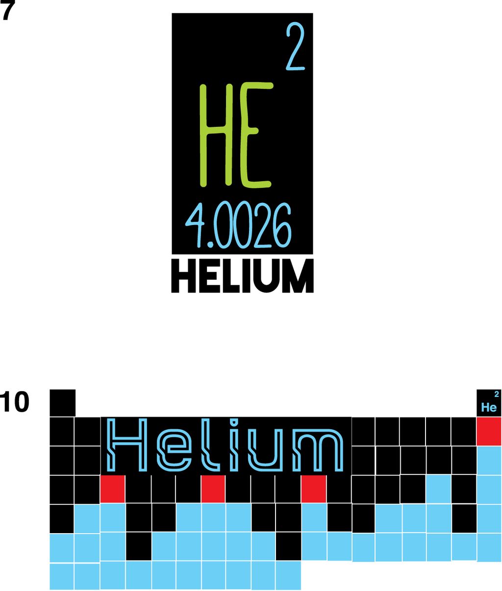 Helium T-shirt design.