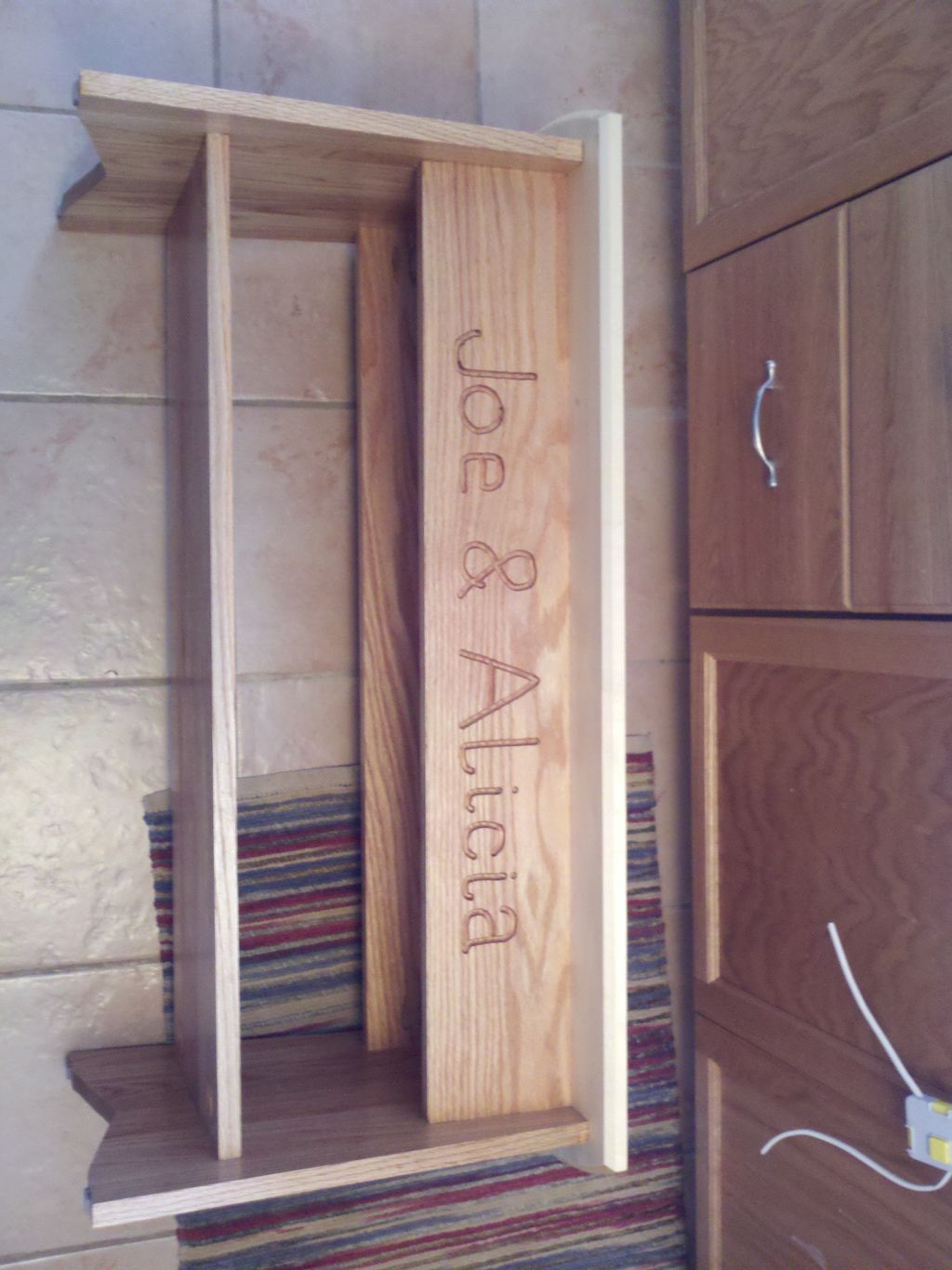Custom Wedding Bench (Front) - May 2011