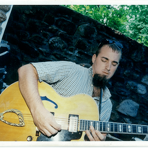 Outdoor jazz at a private barbecue some years ago.