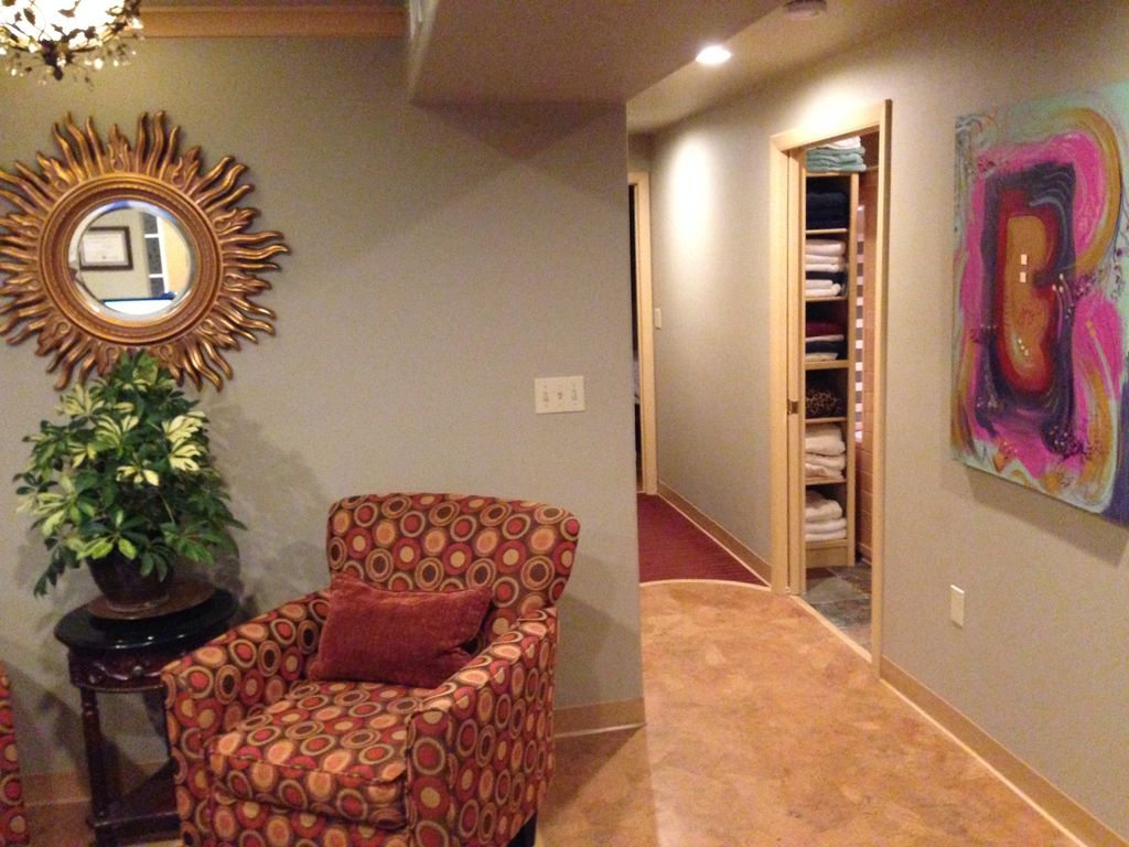 Picture from lobby to sauna