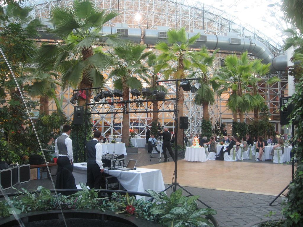 Wedding Reception @ Navy Pier Crystal Gardens Chic