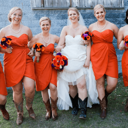Cowgirl Bridesmaids