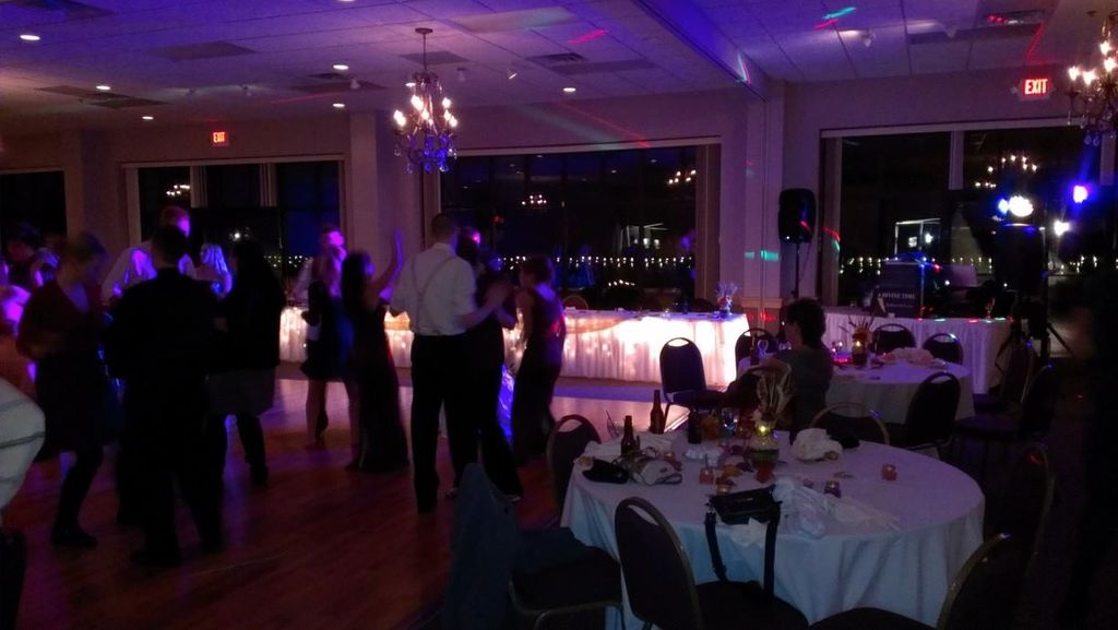 Open dancing at Amanda's wedding reception.