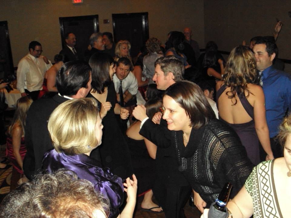 Wedding reception open dancing