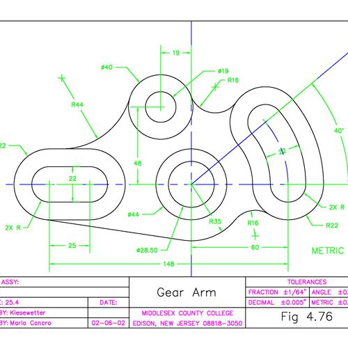Mechanical Drawing & Dimensioning