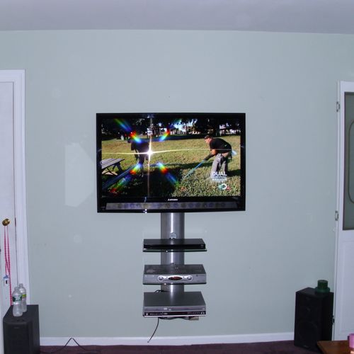This TV was installed in the Living Room with a 3 