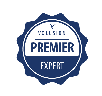 We are delighted to be a Volusion Premier Ecommerc