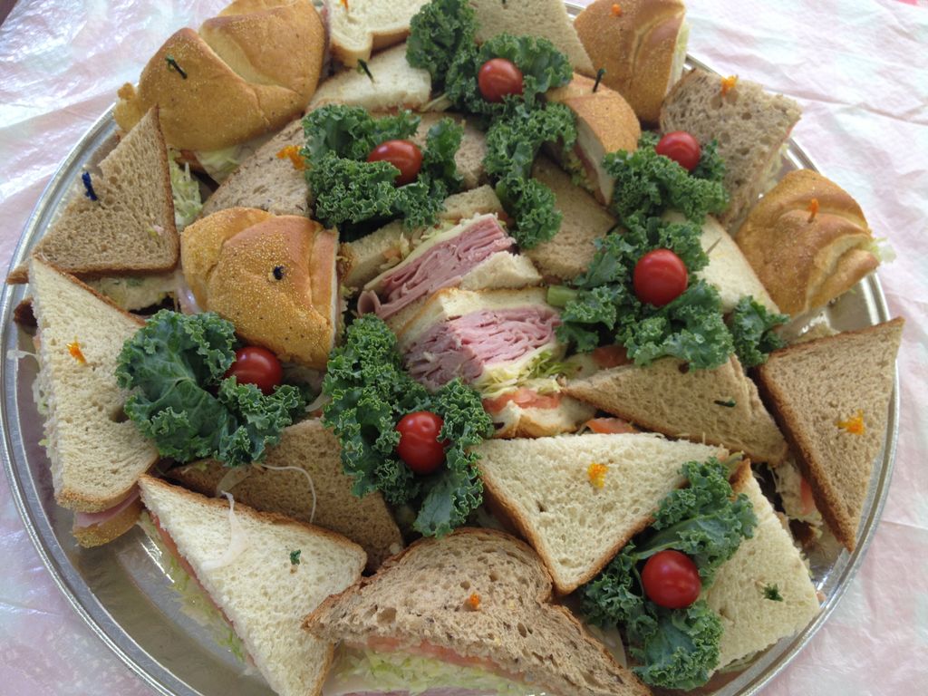 Cozy's finger sandwich platter
