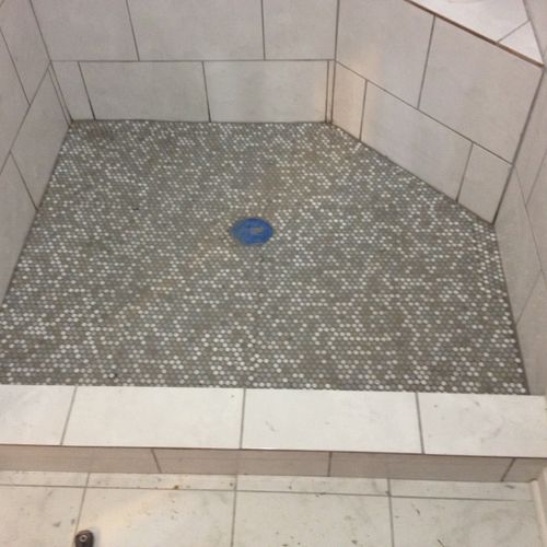 Custom Shower tile
