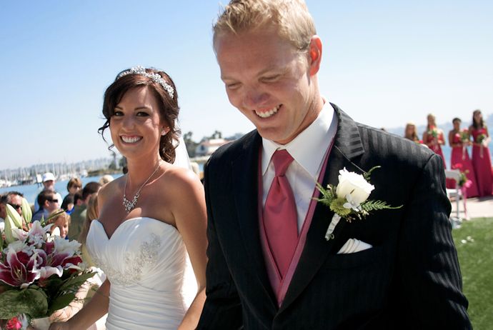 Wedding photography - Just married and walking fro