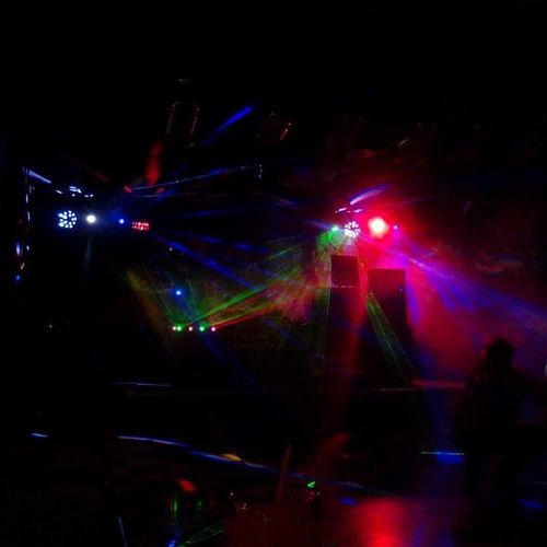 Light Show while DJing at The Northern in Sanford,