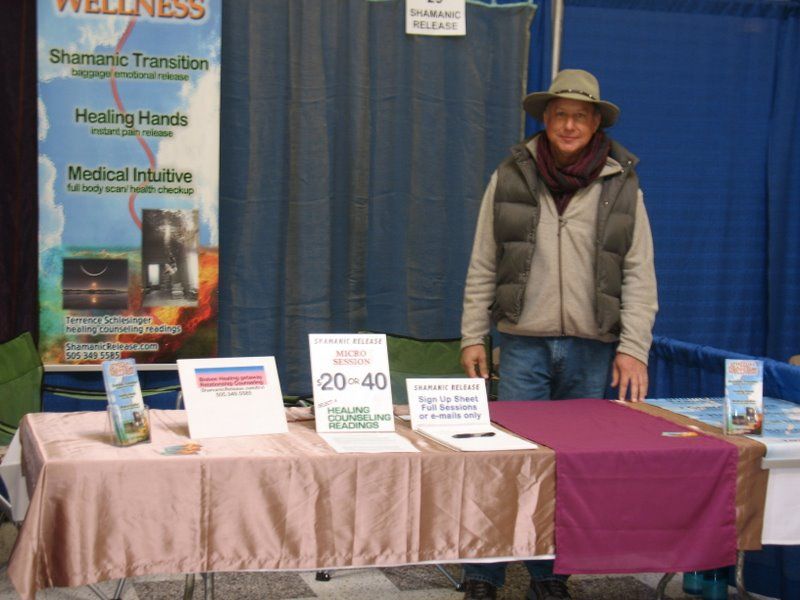 Terrence at trade show.