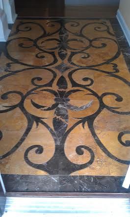 Hand crafted tile flooring
