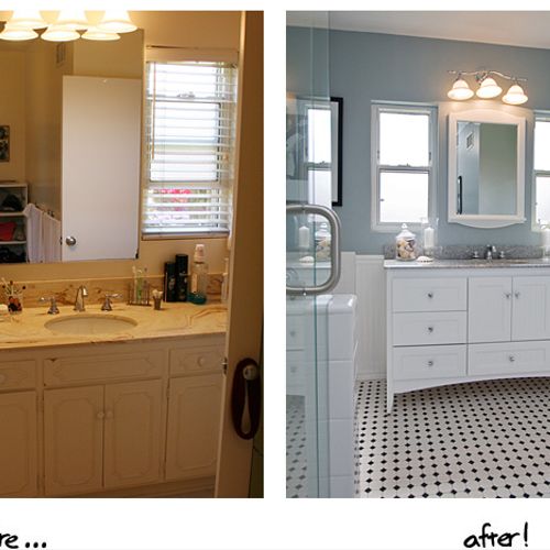 Before and After Bath Remodel #3