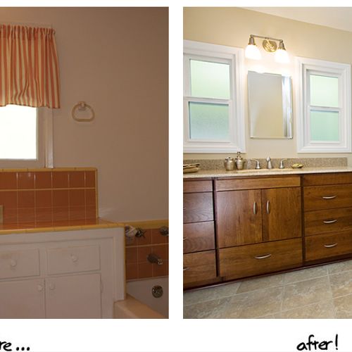 Before and After Bath Remodel #4