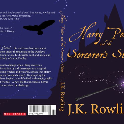 Harry Potter & the Sorcerer's Stone Cover Design