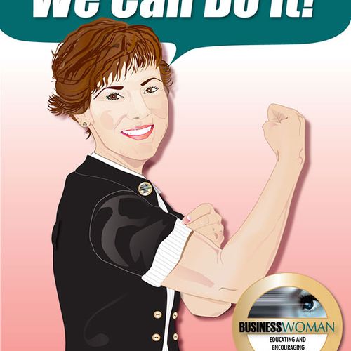 New-age Rosie the Riveter for Business Woman magaz
