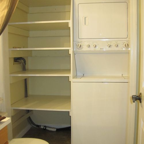 Shelving put in for a pantry