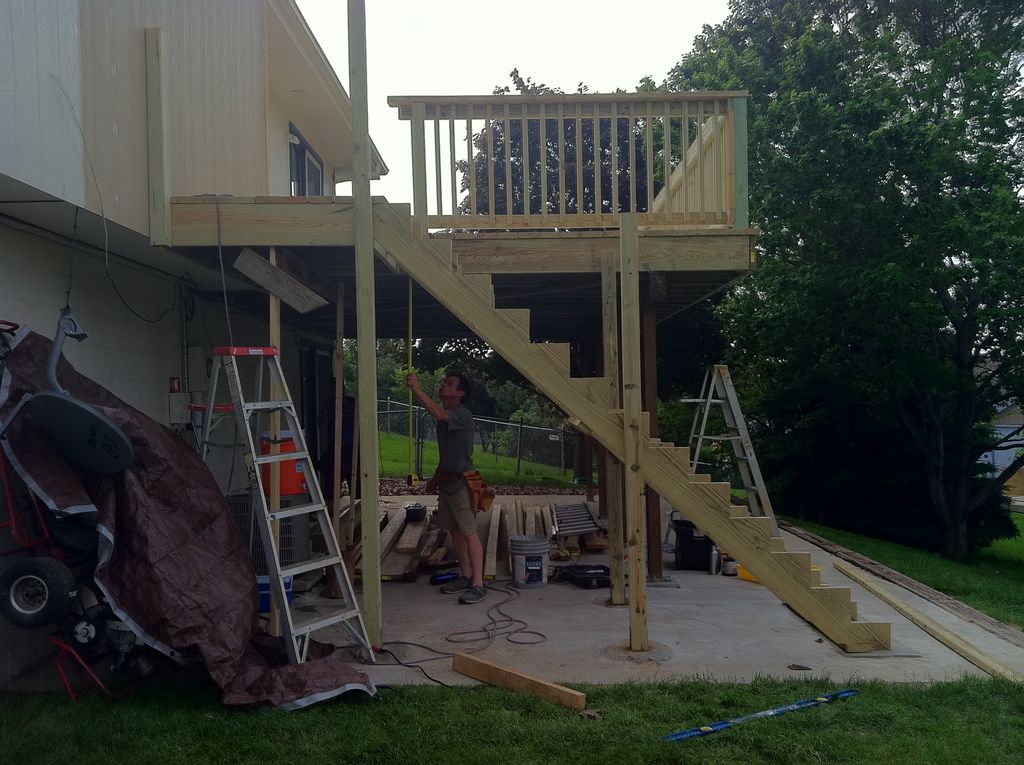 Another new deck under construction