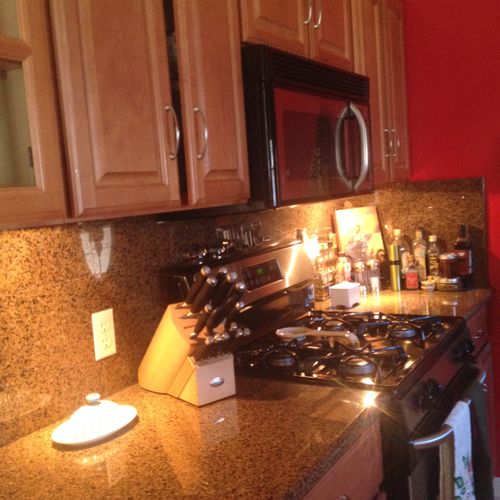 My kitchen, I completely remodeled it,everything n
