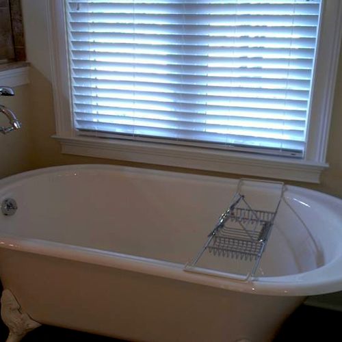 Here is a clawfoot tub we installed in Murrells In