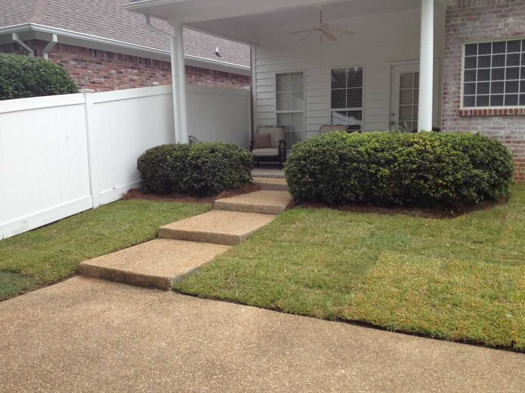 Ground-prep & sod installation.