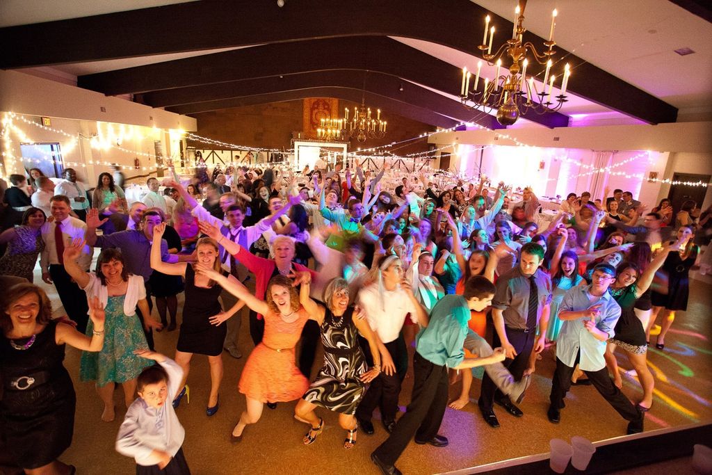 Everyone has fun at a DJ Express hosted event.