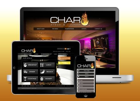 Char Steak And Lounge - Char wanted a website (and
