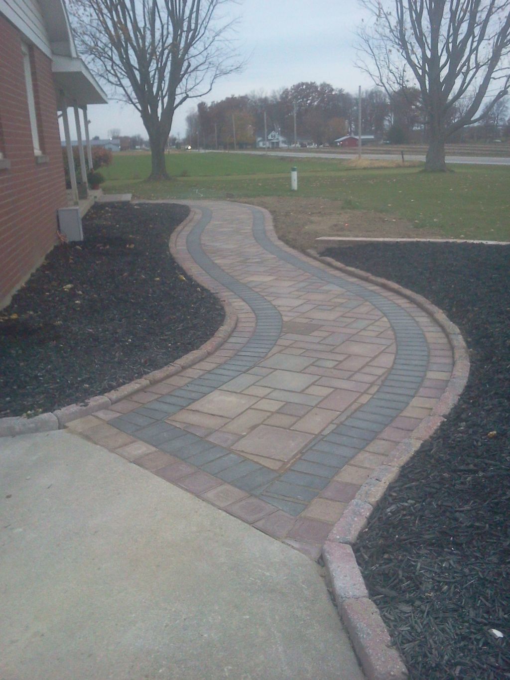 Hart walkway in Russia, Ohio   walk is 5ft wide wi